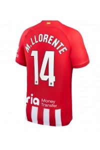 Fotbalové Dres Atletico Madrid Marcos Llorente #14 Domácí Oblečení 2023-24 Krátký Rukáv